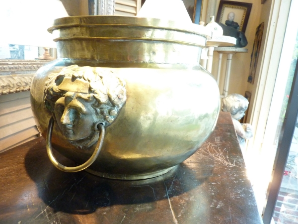 Large Brass Jardiniere
