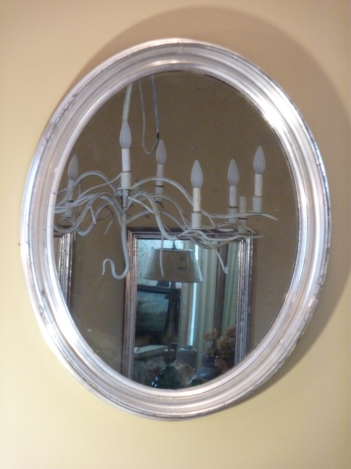 Oval Silverleaf Mirror