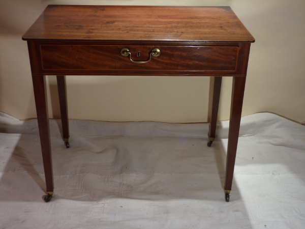 George III Mahogany Side Table