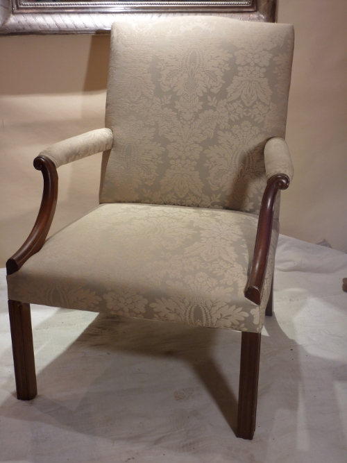 Mahogany Library Chair