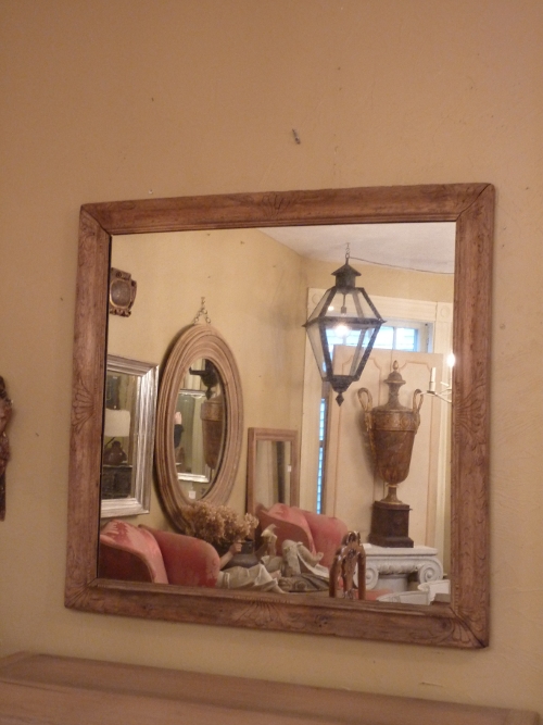 18th C Carved Mirror