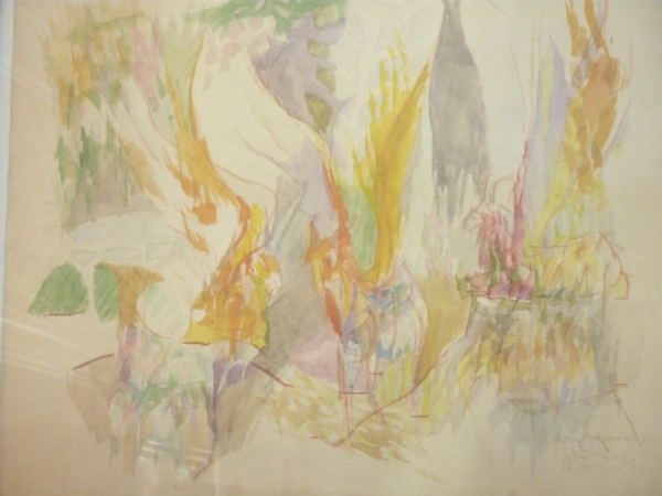Mid Century Watercolor