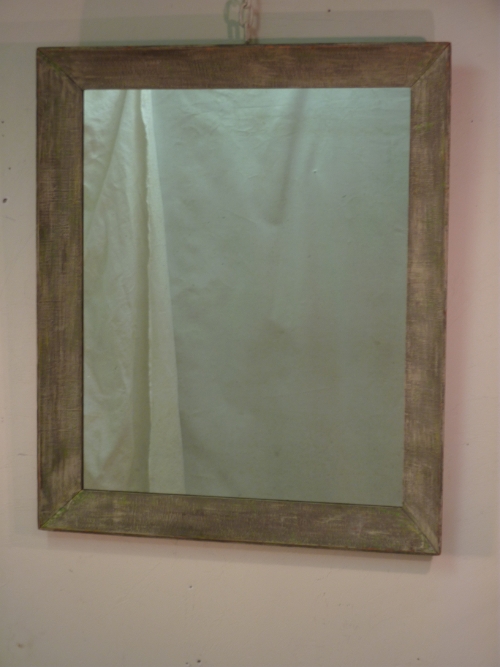 Gray Green Mirror
