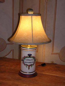 20th century ceramic apothocary jar made by Robinette