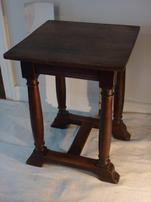Italian Oak Cafe Table
