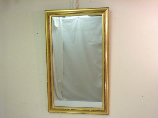 19th Century Bolection Giltwood Mirror