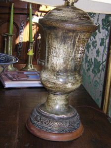 20th century ceramic lamp