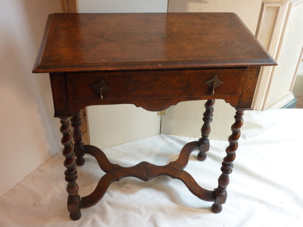 19th Century Seaweed Parquetry Table