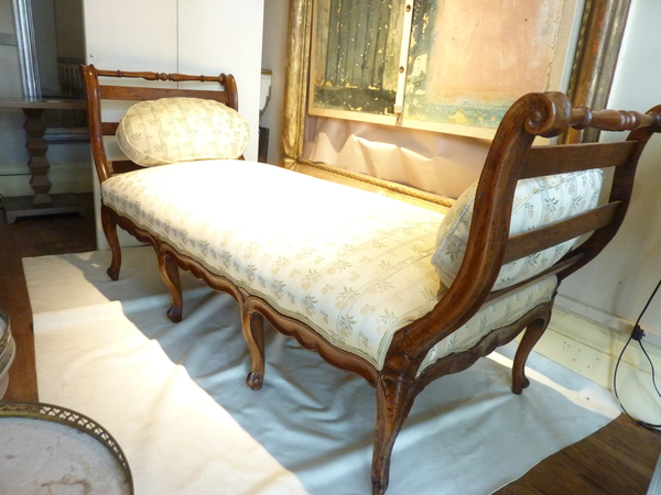 French Fruitwood Bench