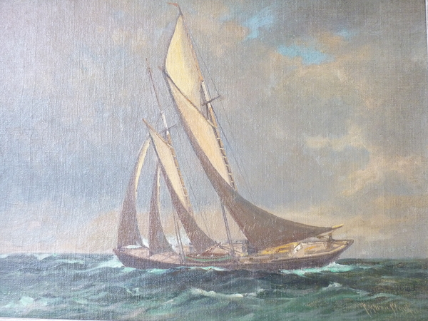C Myron Clark Seascape
