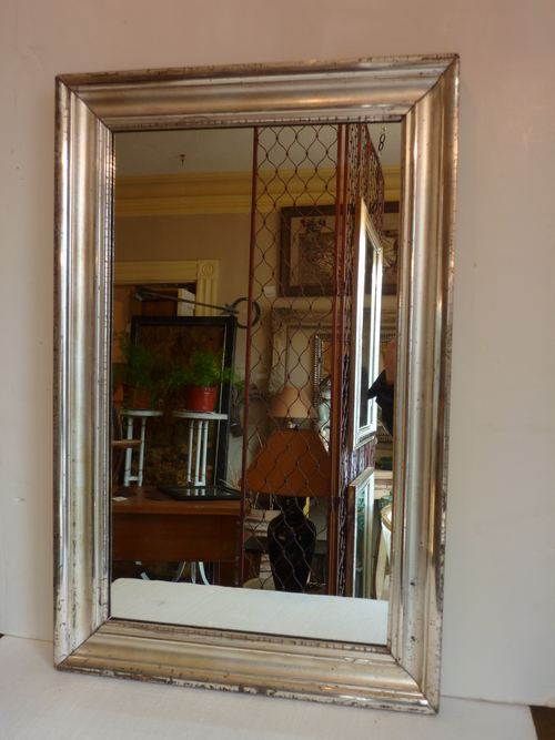 Narrow Silverleaf Mirror