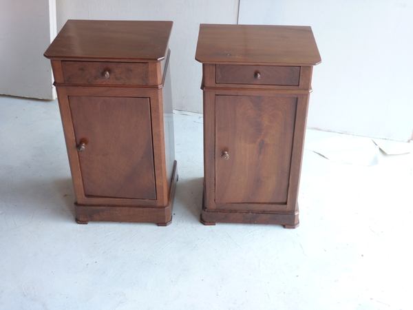 Two French 19th Century Bedside Cabinets