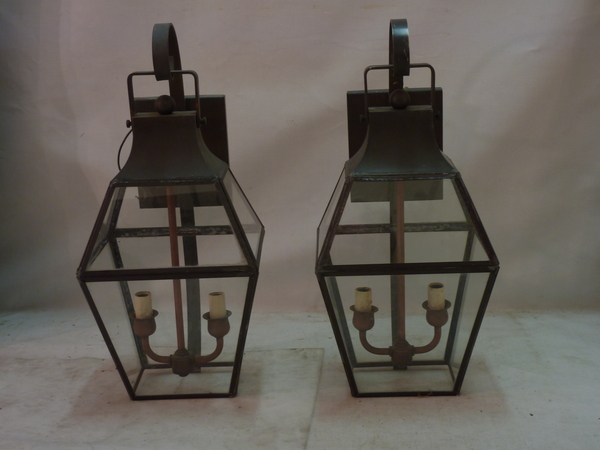 Copper Outdoor Lantern Sconces