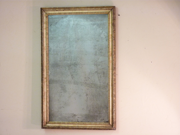 Silver Gold Ripple Mirror