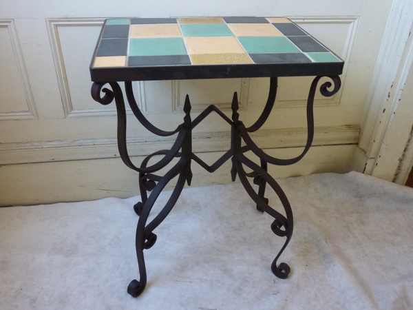 Mid Century Tile Table
