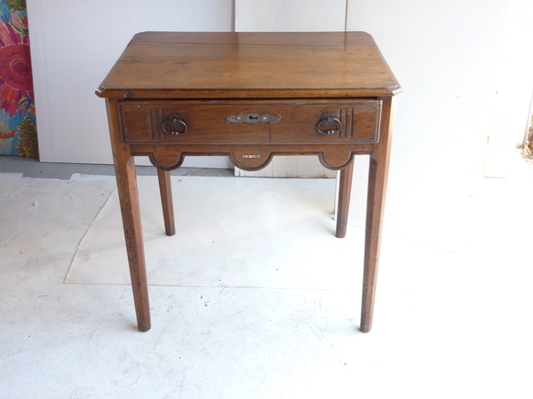 18th Century French Walnut End Table