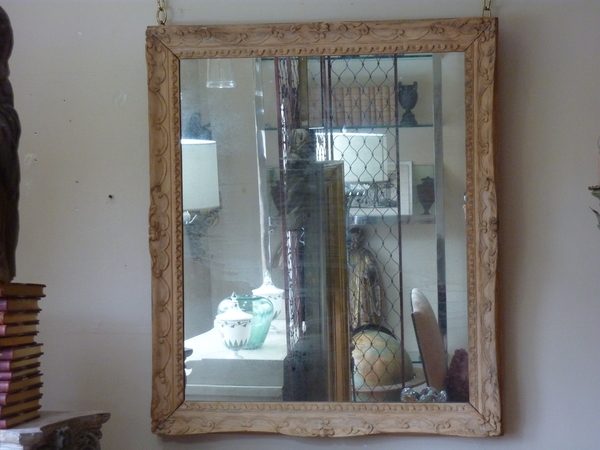 Weathered Rococo Mirror