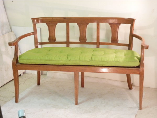 Fruitwood Settee