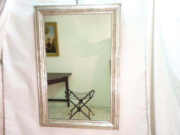 Rectangular Silver Leaf Mirror