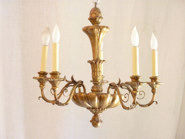 Italian Giltwood Chandelier