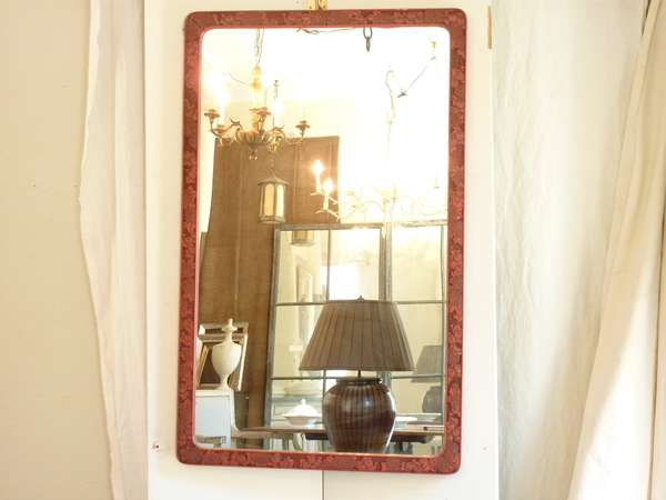 Chinese Cinnabar Mirror