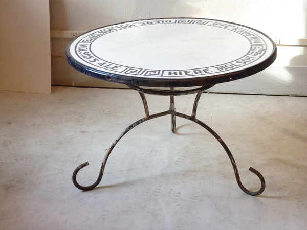 Molson Enamel Table