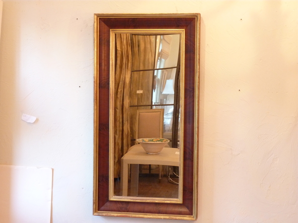 19th Century Mahogany Mirror