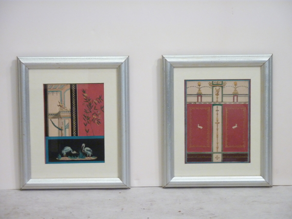 Grand Tour Pompeian Prints Pair