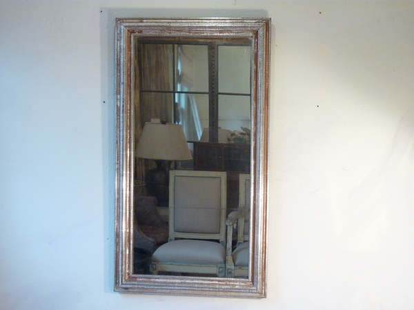 Nineteenth Century Silvered Mirror