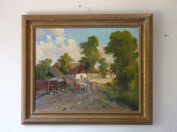 Lazlo Neogrady Oil on Canvas