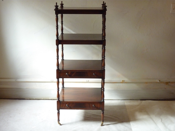 Mahogany Etagere