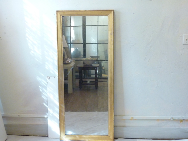 Minimal Profile Giltwood Mirror