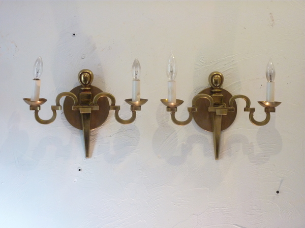 French Art Deco Sconces