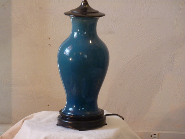 Japanese Turquoise Lamp