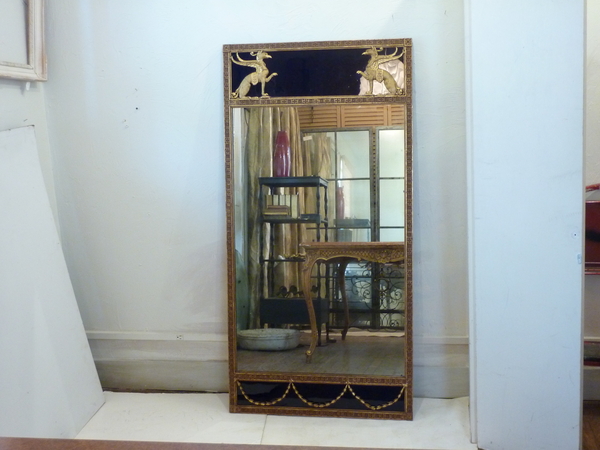 Art Deco Egyptian Motif Mirror