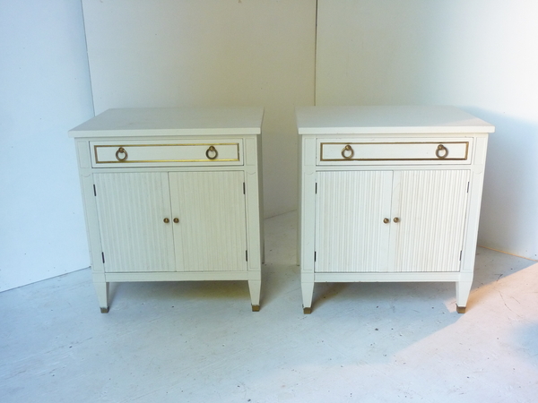 Pair of Gustavian Style Nightstands