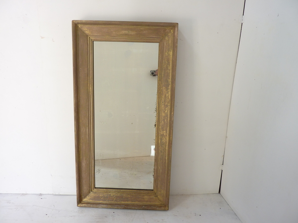 Rubbed Goldleaf Mirror