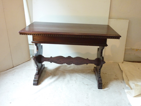 Italian Renaissance Style Walnut Console