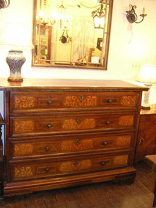 17th century Italian cassetone Brescia