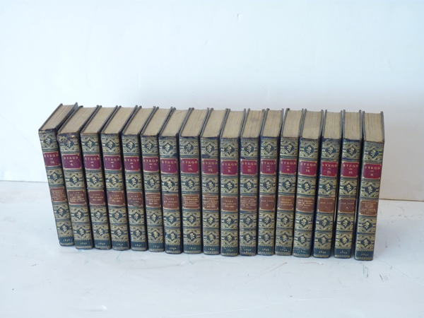 Collection of Leather Bound Works of Byron