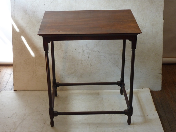 19th Century Continental Walnut End Table