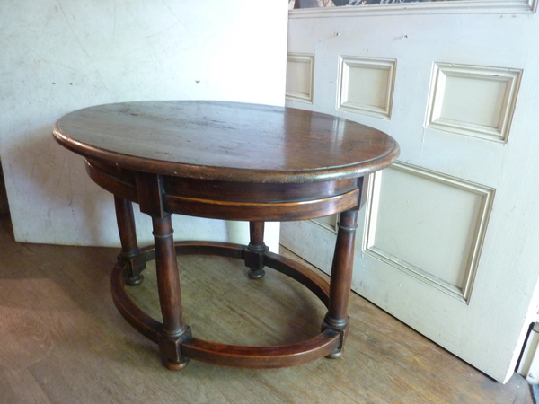 19th Century Oval Walnut Table