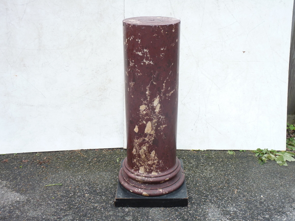 Scagliola Pedestal