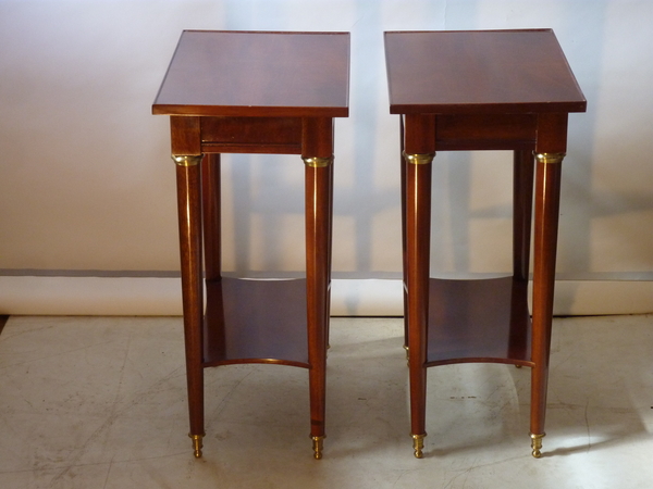 Pair Maison Jansen Style End Tables