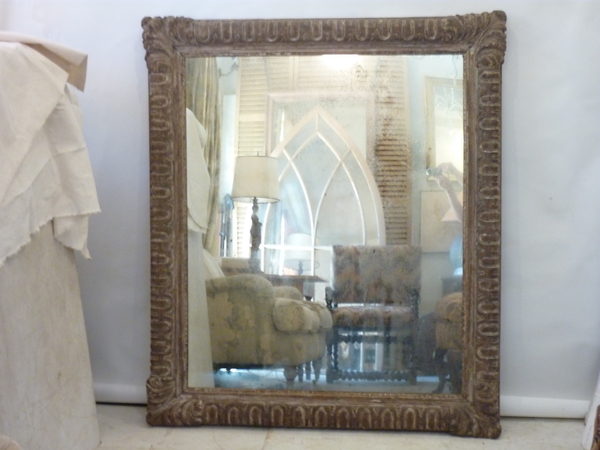 17th Century Carved Continental Mirror