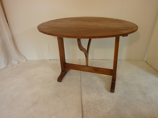 French Walnut Wine Tasting Table