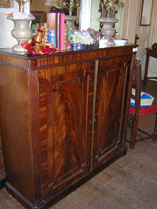 Art Deco American hall cabinet