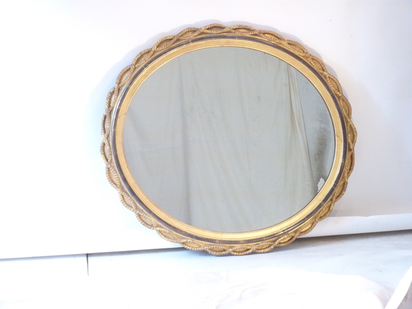 Napoleon III Rope Twist Mirror