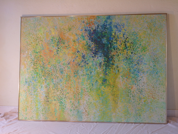 Modern Gabor Peterdi Oil on Canvas