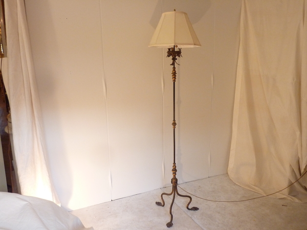 Antique Iron Floor Lamp